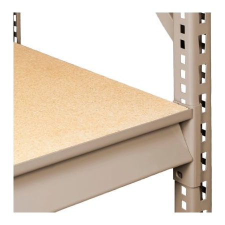 Tennsco Tennsco Extra Shelf Level for Bulk Storage Rack - 72"W x 48"D - Wood Deck - Sand BU-7248P-SND